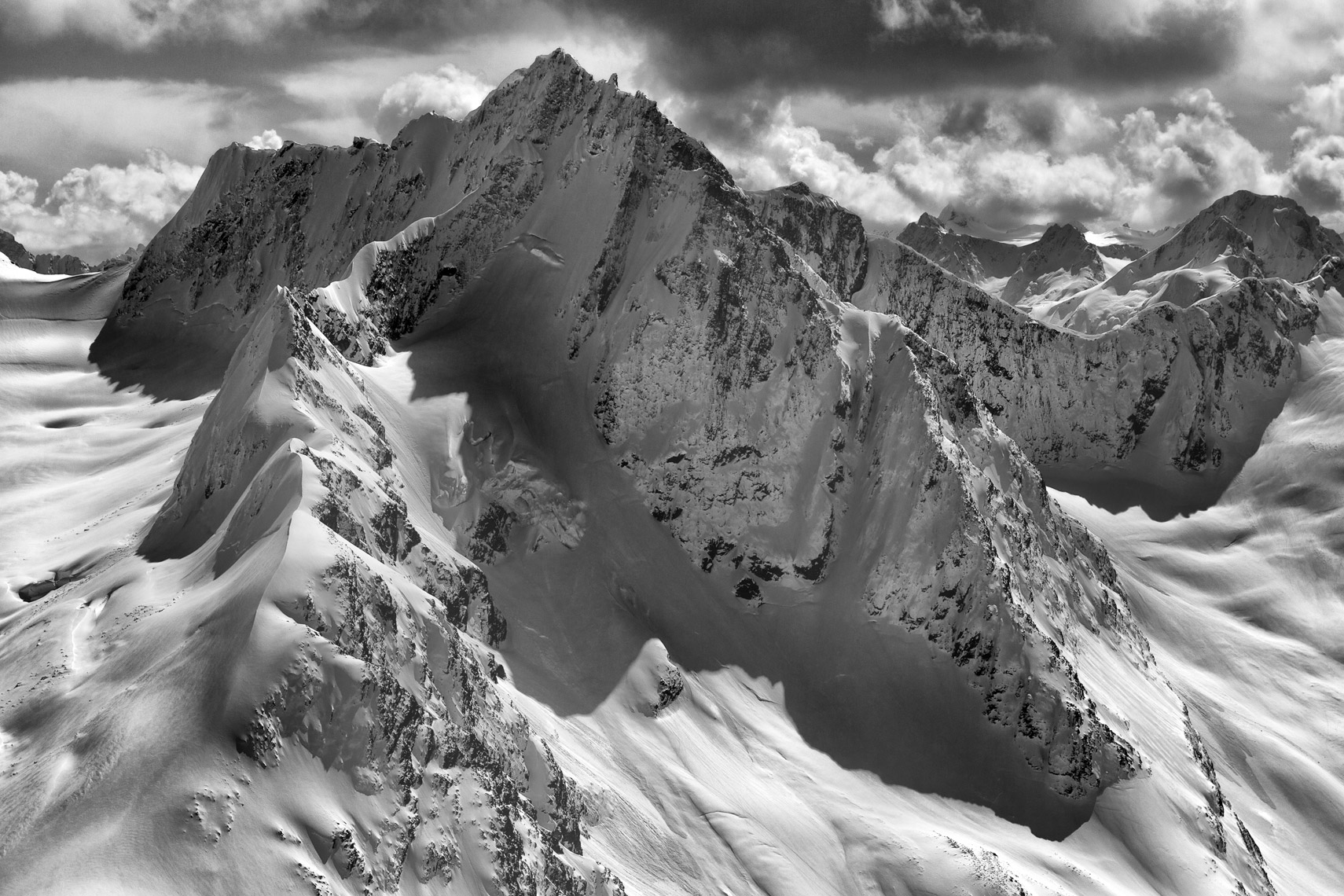 Mount Saugstad Bella Coola Jussi Grznar 1077 fine art aerial photograph 